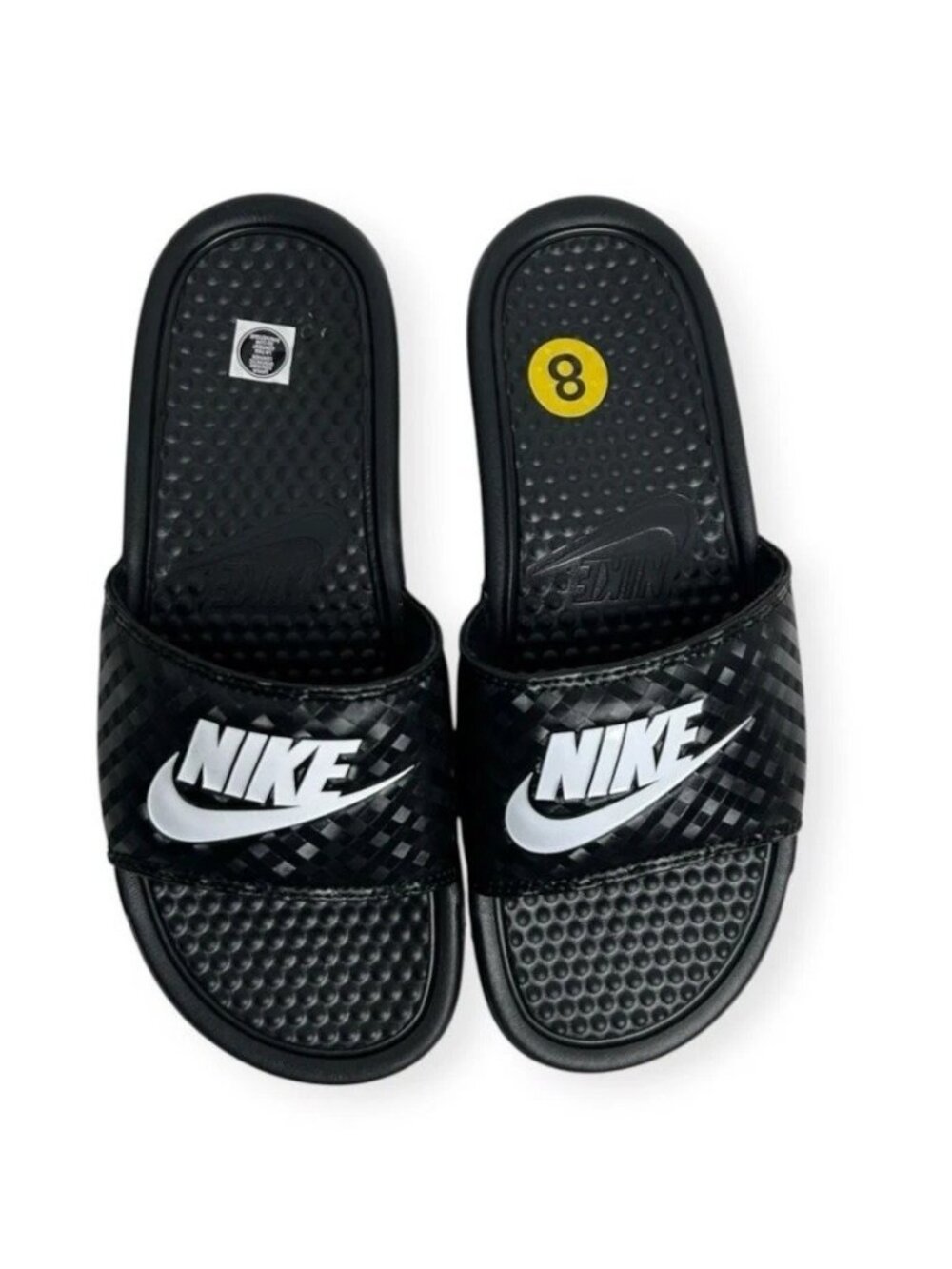 Nike Benassi Jdi Women's Size 8 Black Slide & Flip Flops Sandals Slip Resistant